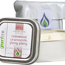 Rosewood Chamomile Ylang Ylangl Massage Candle, Travel Size (2 fl oz)  Duplicate