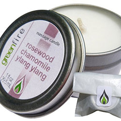 Rosewood Chamomile Ylang Ylang Massage Candle, Travel Size (1 fl oz)