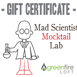 Gift Certificate: Mad Scientist Drink Fusion Lab, a Mocktail Focused Workshop