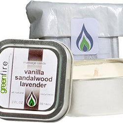 Lavender Sandalwood Vanilla Massage Candle, Travel Size (2 fl oz)