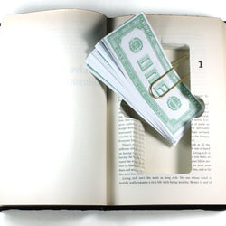SneakyBooks Hidden Money Book with Money Clip